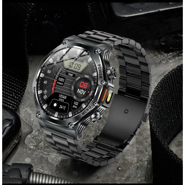Смарт часы Modfit Titan-X Black Steel фото 4