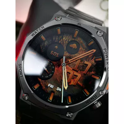 Смарт часы Modfit Titan-X Black Steel