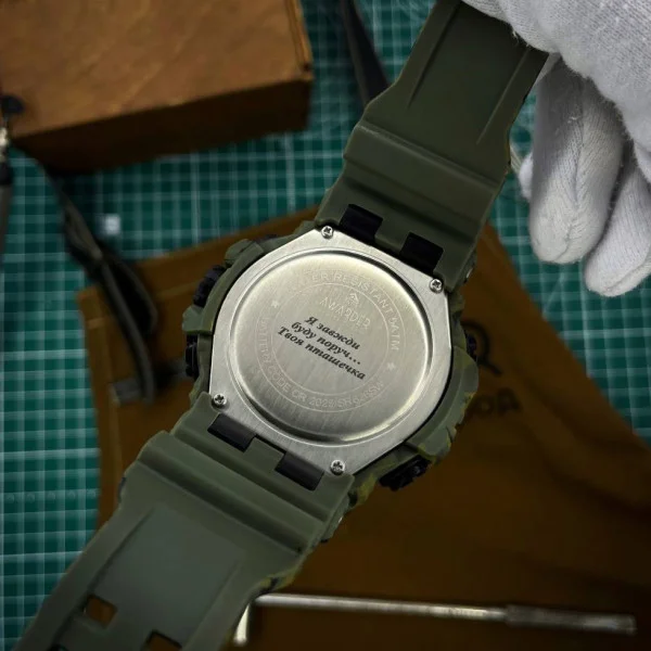 Персональне лазерне гравірування на годиннику (власні написи, цитати, символи, дати) фото 16