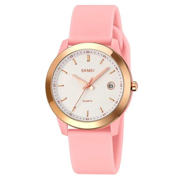 Класичний жіночий годинник Skmei 2319PK Pink фото 1