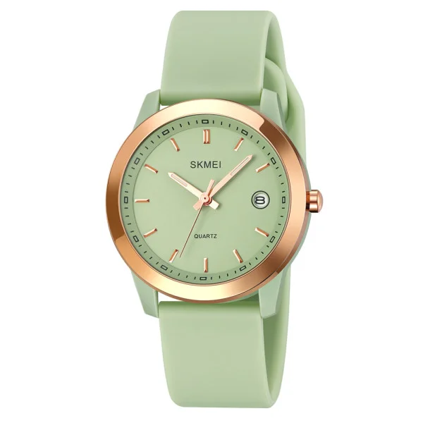 Класичний жіночий годинник Skmei 2319GN Green фото 1