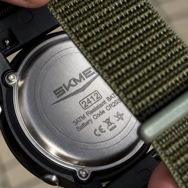 Спортивний чоловічий годинник Skmei 2412NAG Army Green Nylon фото 10