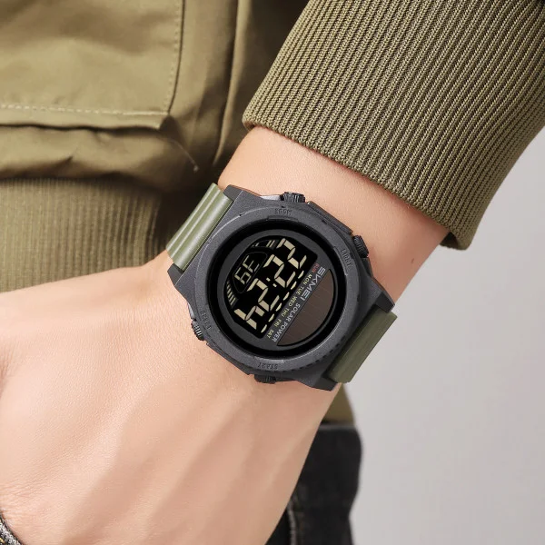 Спортивний чоловічий годинник Skmei 2358AG Army Green фото 5