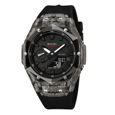 Спортивные мужские часы Skmei 2411BKBK Black