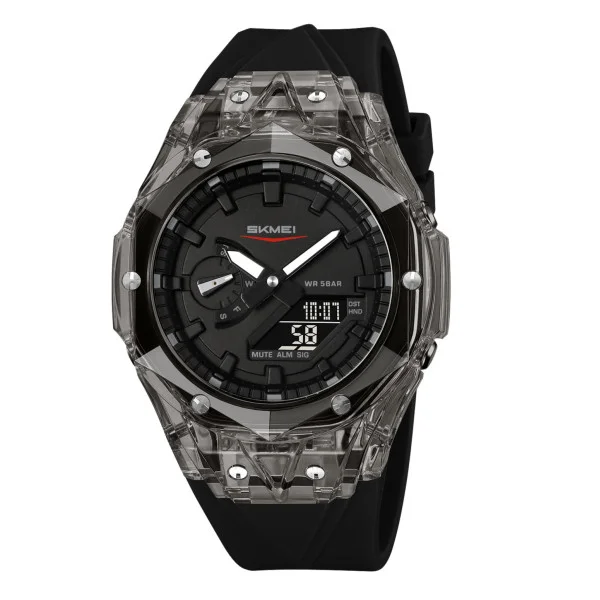 Спортивные мужские часы Skmei 2411BKBK Black фото 1