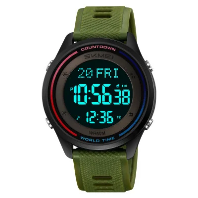 Спортивний чоловічий годинник Skmei 2348AG Army Green