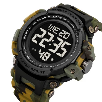 Спортивний чоловічий годинник Skmei 2422CMGN Camo Green