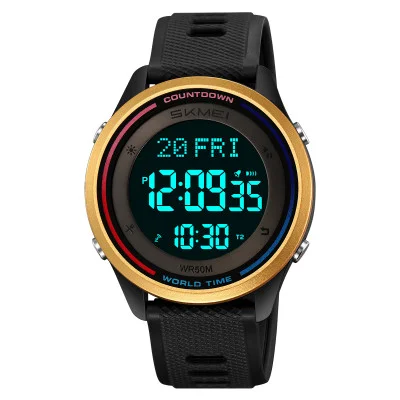 Спортивний чоловічий годинник Skmei 2348BKGD Black-Gold