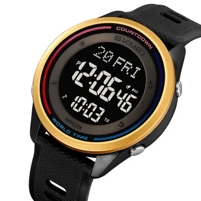 Спортивний чоловічий годинник Skmei 2348BKGD Black-Gold