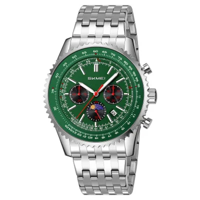 Класичний чоловічий годинник Skmei 9348GN Green