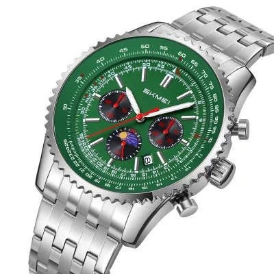 Класичний чоловічий годинник Skmei 9348GN Green