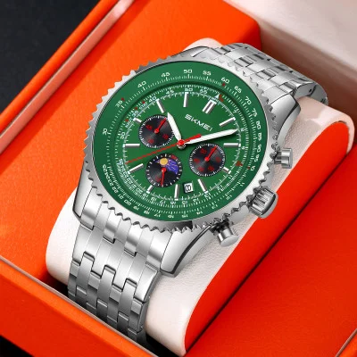 Класичний чоловічий годинник Skmei 9348GN Green
