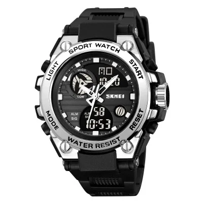 Спортивний чоловічий годинник Skmei 2360BKSI Black-Silver