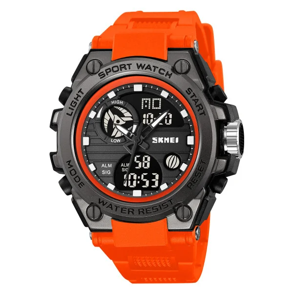 Спортивные мужские часы Skmei 2360BKOG Black-Orange фото 1