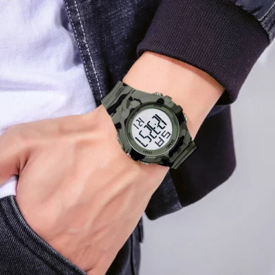 Чоловічий годинник Skmei 1715CMGN camo green