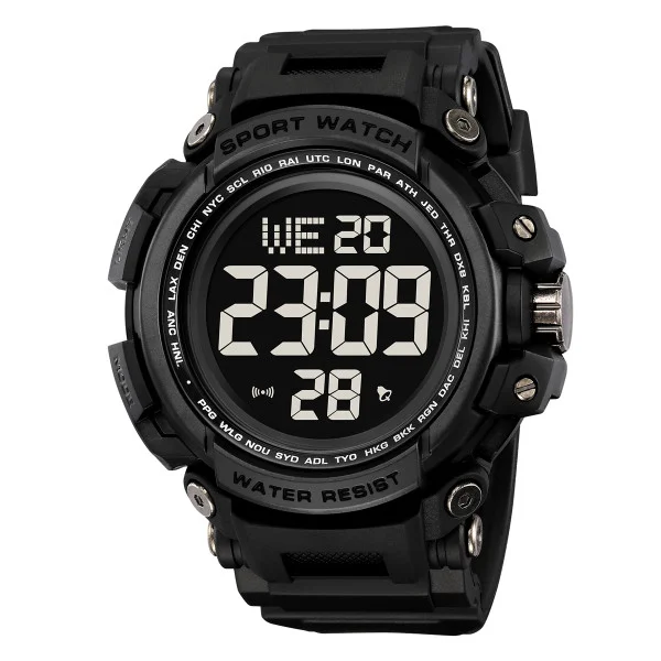 Спортивний чоловічий годинник Skmei 2422BK Black фото 1