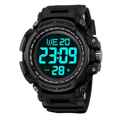 Спортивний чоловічий годинник Skmei 2422BK Black