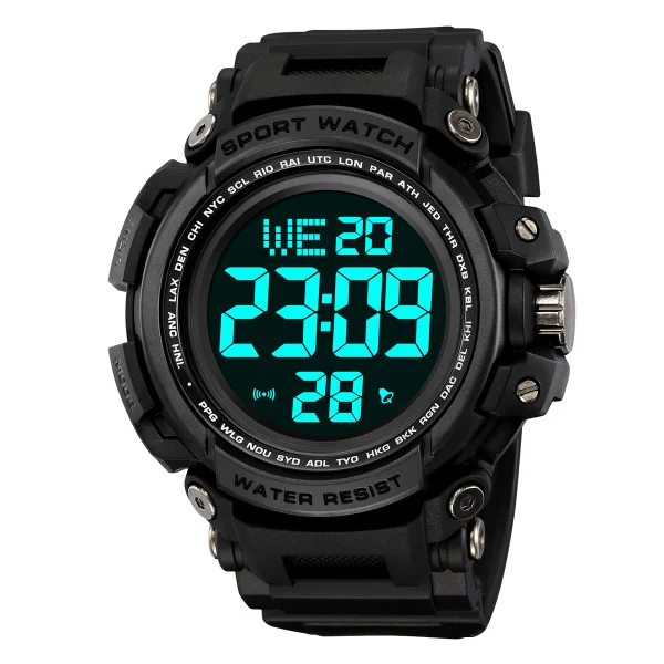 Спортивний чоловічий годинник Skmei 2422BK Black фото 3
