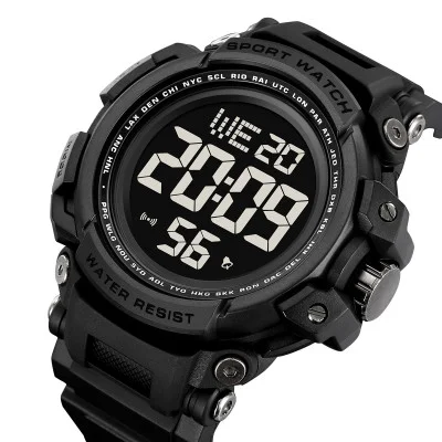 Спортивний чоловічий годинник Skmei 2422BK Black