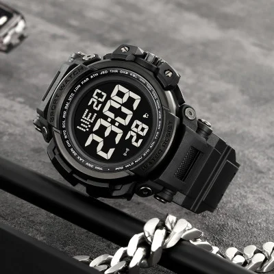 Спортивний чоловічий годинник Skmei 2422BK Black
