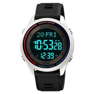 Спортивний чоловічий годинник Skmei 2348WT White
