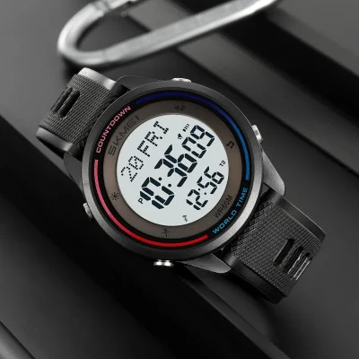 Спортивний чоловічий годинник Skmei 2348BKWT Black-White