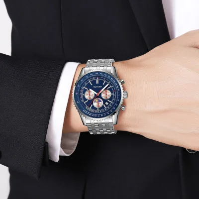 Класичний жіночий годинник Skmei 9348BU Blue