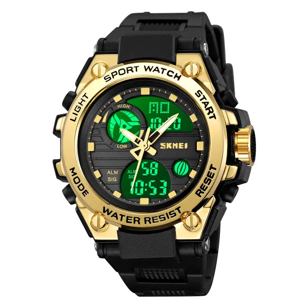 Спортивний чоловічий годинник Skmei 2360BKGD Black-Gold фото 3
