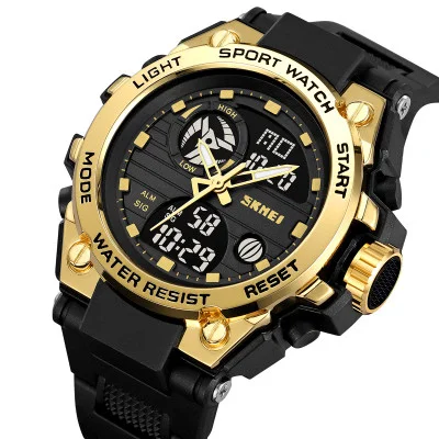 Спортивные мужские часы Skmei 2360BKGD Black-Gold