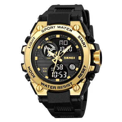 Спортивные мужские часы Skmei 2360BKGD Black-Gold