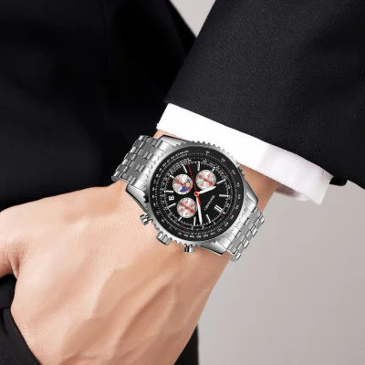 Класичний жіночий годинник Skmei 9348BK Black