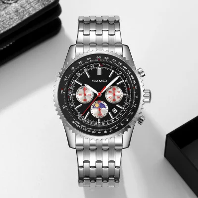 Класичний жіночий годинник Skmei 9348BK Black