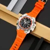 Спортивний чоловічий годинник Skmei 2360WTOG White-Orange фото 6