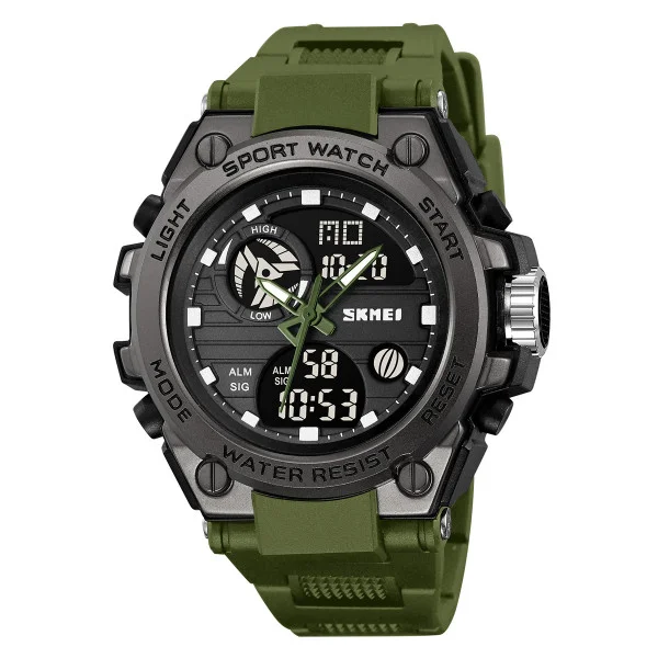 Спортивные мужские часы Skmei 2360AG Army Green фото 1