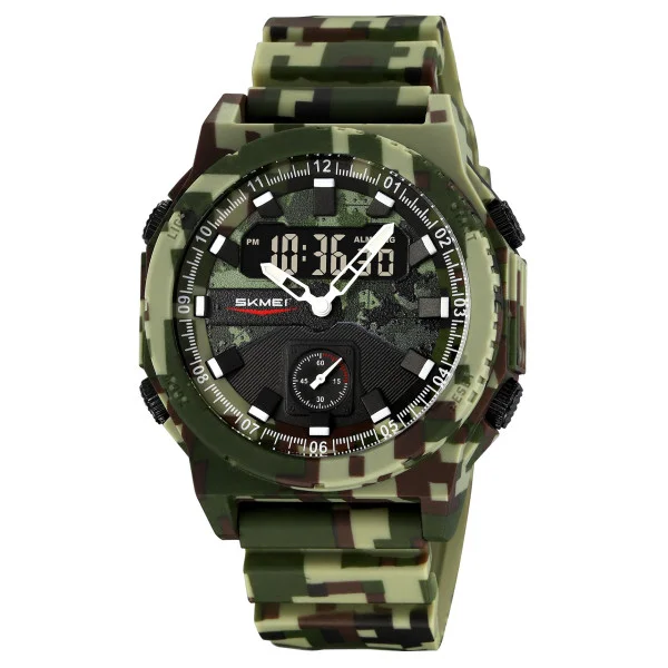Спортивний чоловічий годинник Skmei 2355CMGN Camo Green фото 1