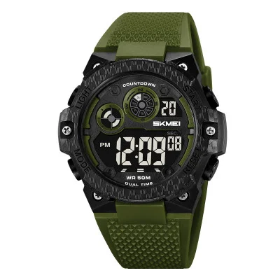 Спортивний чоловічий годинник Skmei 2337AG Army Green