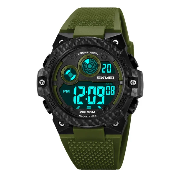 Спортивний чоловічий годинник Skmei 2337AG Army Green фото 3