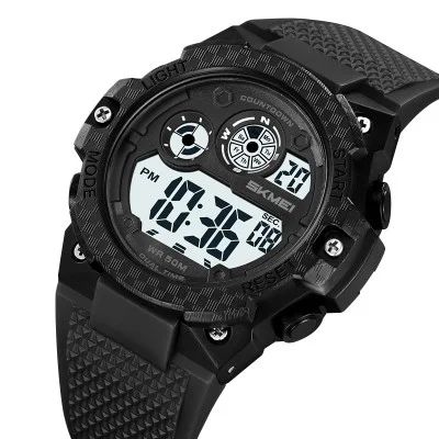 Спортивний чоловічий годинник Skmei 2337BKWT Black-White