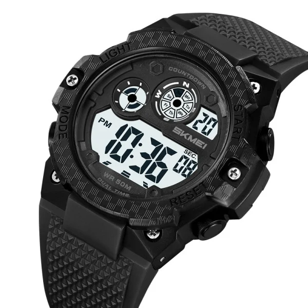 Спортивний чоловічий годинник Skmei 2337BKWT Black-White фото 4