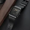 Наручные часы Skmei 1961BKBK Black-Black нержавеющая сталь, кожаный ремешок фото 4