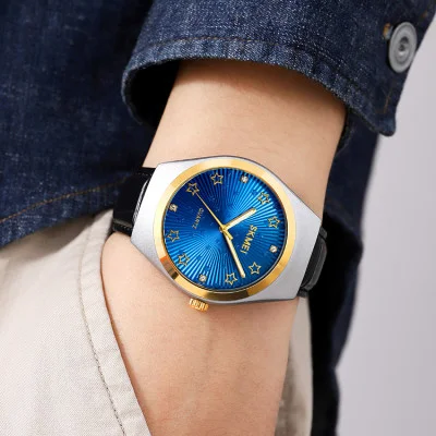 Класичний чоловічий годинник Skmei 2058BU Blue