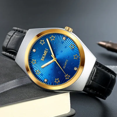 Класичний чоловічий годинник Skmei 2058BU Blue