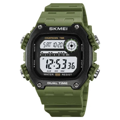 Спортивний чоловічий годинник Skmei 2126AG Army Green