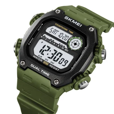 Спортивний чоловічий годинник Skmei 2126AG Army Green