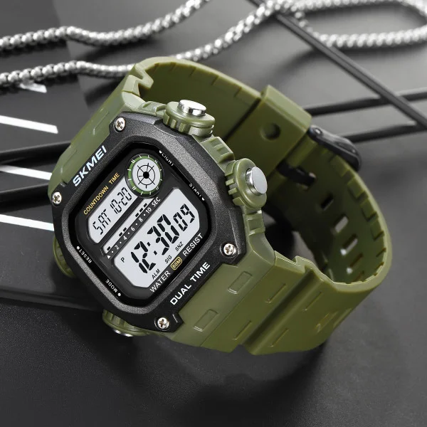 Спортивные мужские часы Skmei 2126AG Army Green фото 6