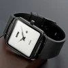 Наручний годинник Skmei 1961BKSI Black нержавіюча сталь, шкіряний ремінець фото 5