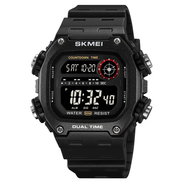 Спортивний чоловічий годинник Skmei 2126BKBK Black-Black фото 1