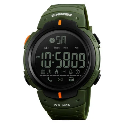 Чоловічий годинник Skmei 1301AG army green Smart Watch