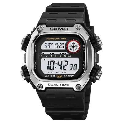 Спортивные мужские часы Skmei 2126SIBK Silver-Black