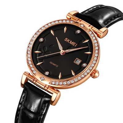 Класичний жіночий годинник Skmei 2169RGBK Rose Gold-Black